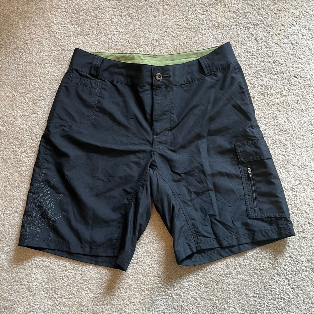 Smartwool black merino blend men’s shorts, medium